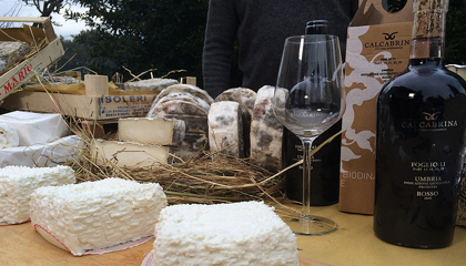 Goat cheese in Umbria